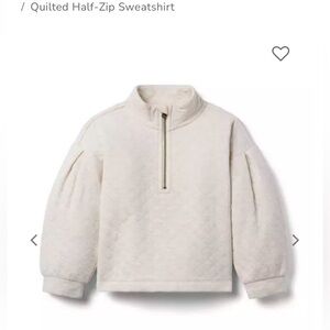 Janie and Jake Quilted Half-Zip Sweatshirt